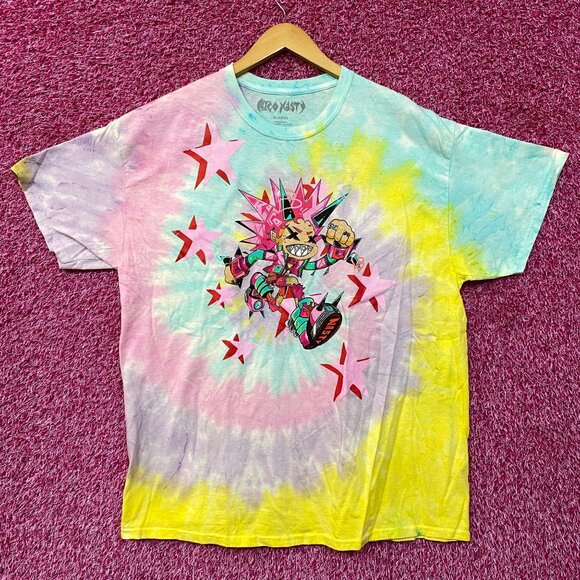 Rico Nasty Time Flies Animated Souncloud Rap Tie Dye XL - Picture 1 of 4